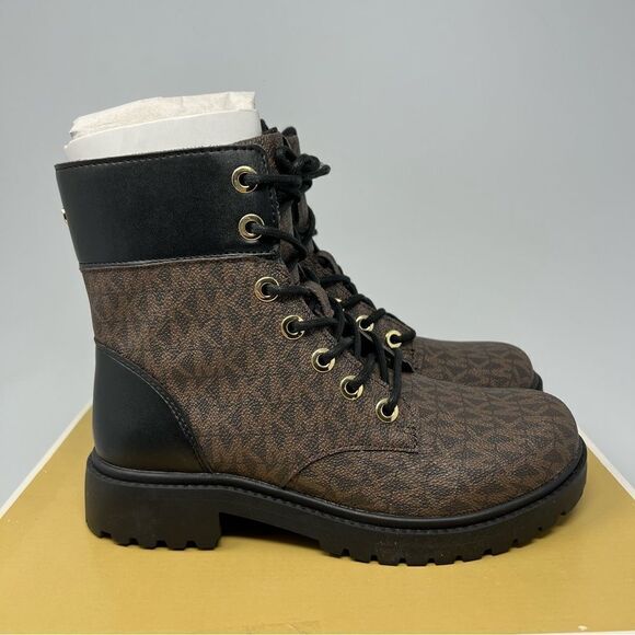 Michael Kors Alistair Combat Boots - Picture 2 of 9